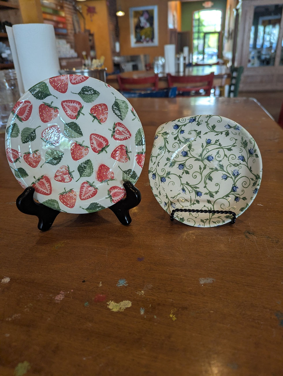Transfer Paper Pottery Class