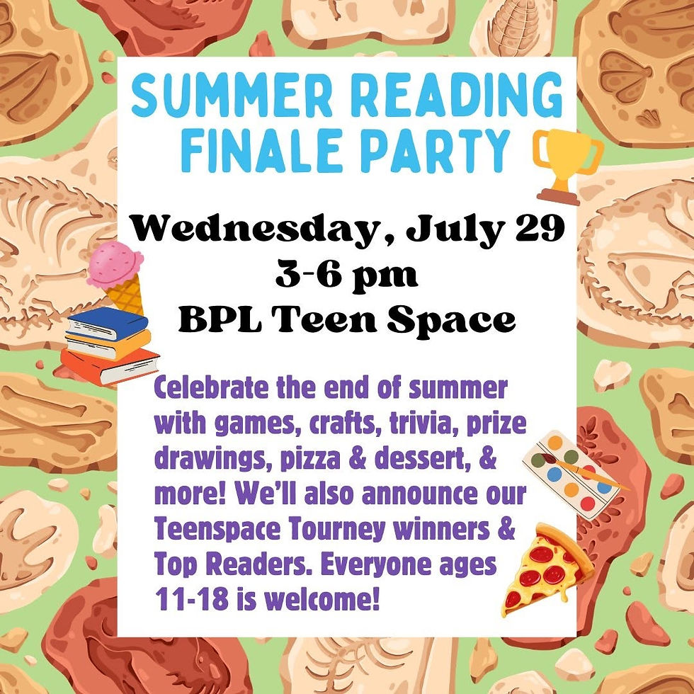 Summer Reading Finale Party