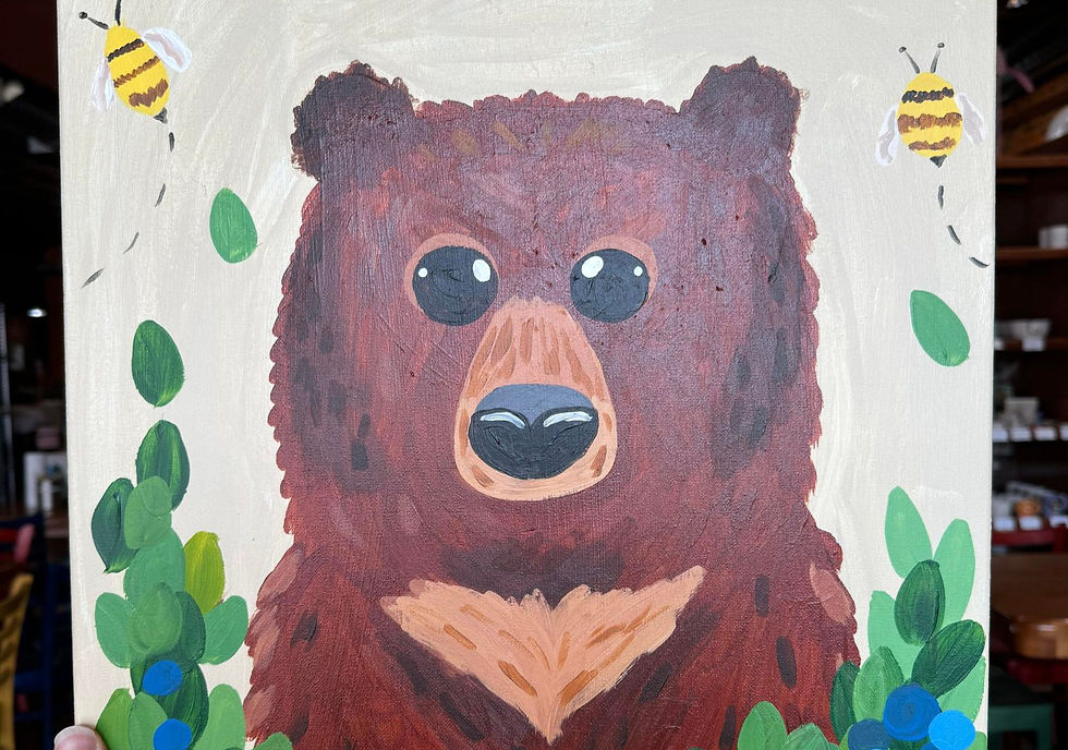 Honey Bear Canvas Class