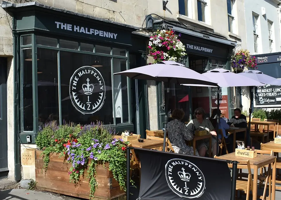 Lunch at The Halfpenny Bath