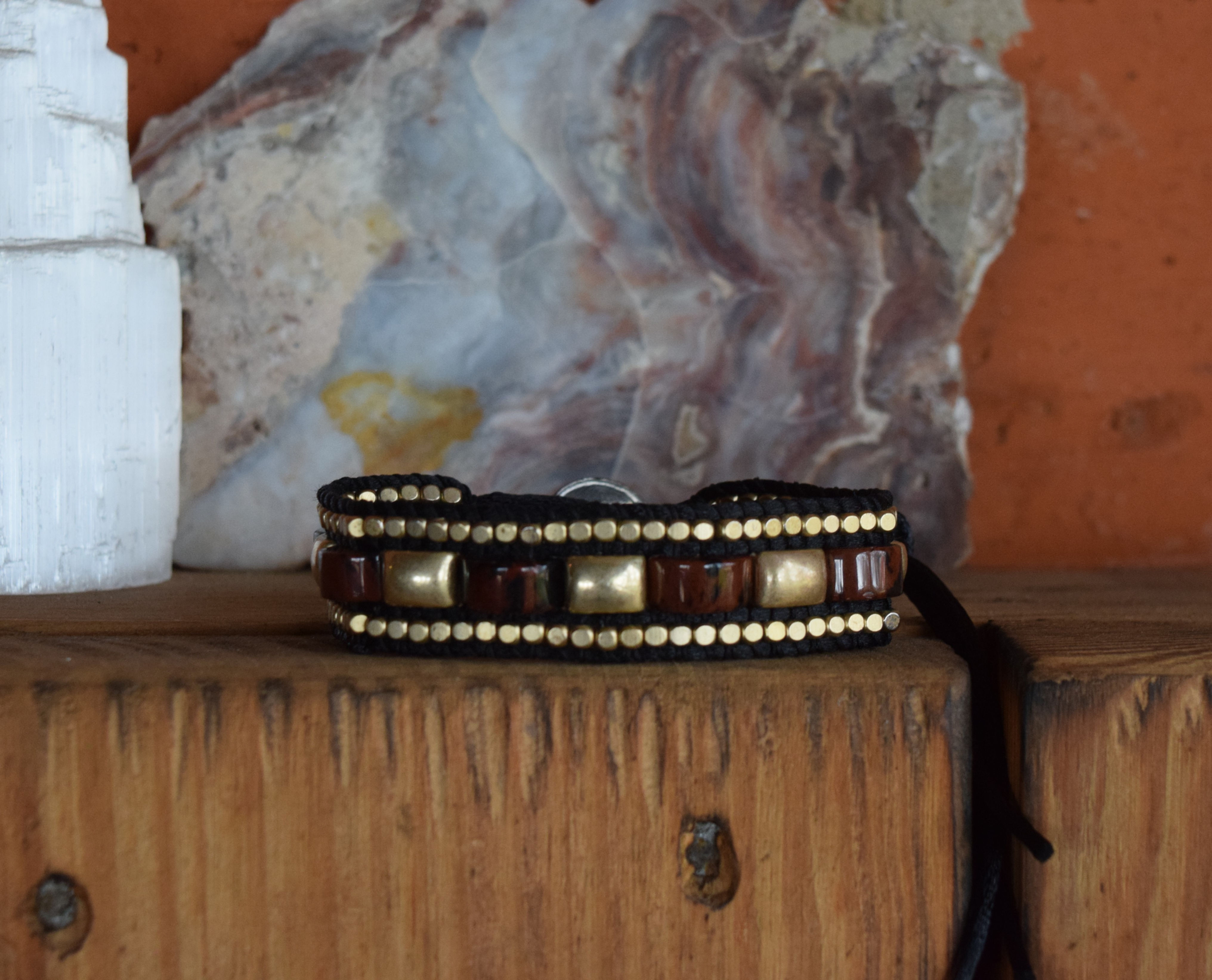 The Personal Growth Mahogany Obsidian Bracelet