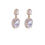 Thumbnail: Dangling Gold with Stone Earring 27026
