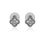 Thumbnail: Rhodium Full Stone Earring DJBDJ0149F
