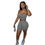 Thumbnail: Workout Crop Top 2 Piece Seamless Gym Short Set