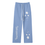 Thumbnail: EXE 'ROCKSTARZ' Unisex Fleece Straight Leg Pants