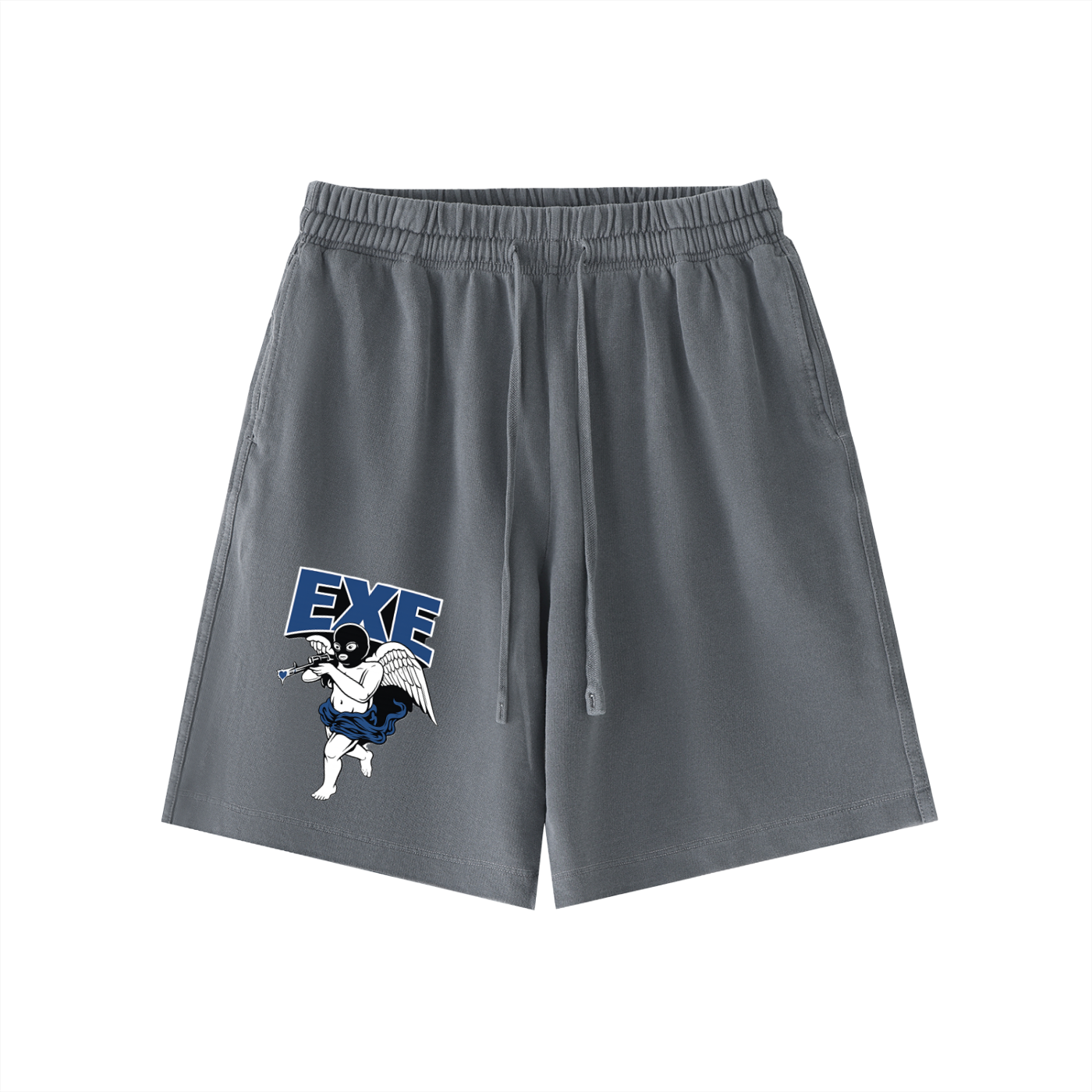 EXE "CHERUB" Unisex Vintage Wash Shorts