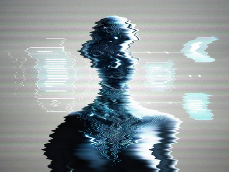 Profesional utilizando herramientas de IA generativa para automatizar creación de contenido y aumentar productividad