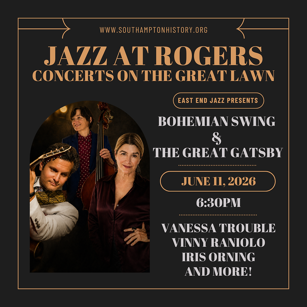 Jazz at Rogers: Bohemian Swing and The Great Gatsby
