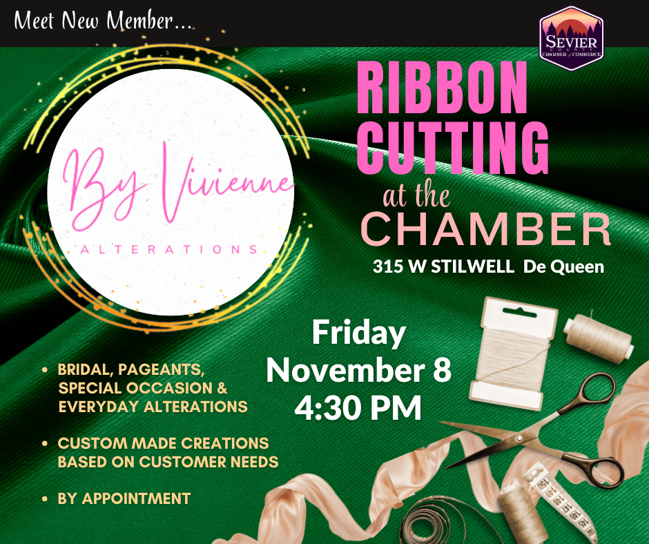 By Vivienne Alterations Ribbon-Cutting at the Chamber