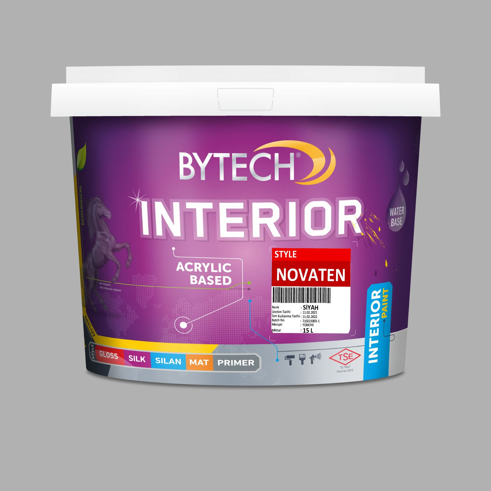 NOVATEN SILAN-нисък клас акрилен латекс