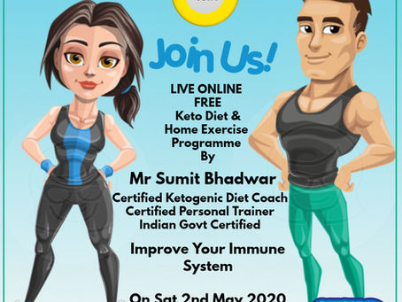 K12News Presents Free Live Workshop on improving Immune System & Fitness During Lockdown