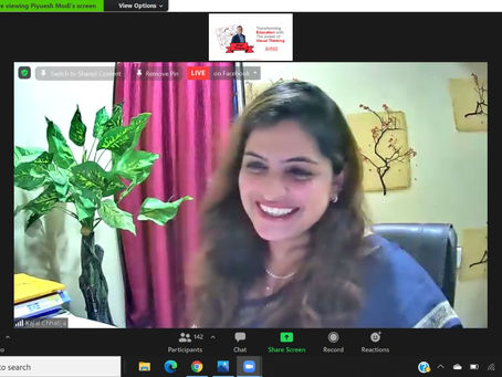EduDrone - WE CONNECT organised a session on Visual Thinking, conducted by Mr Piyuesh Modi