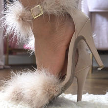 DIY Feather Heels