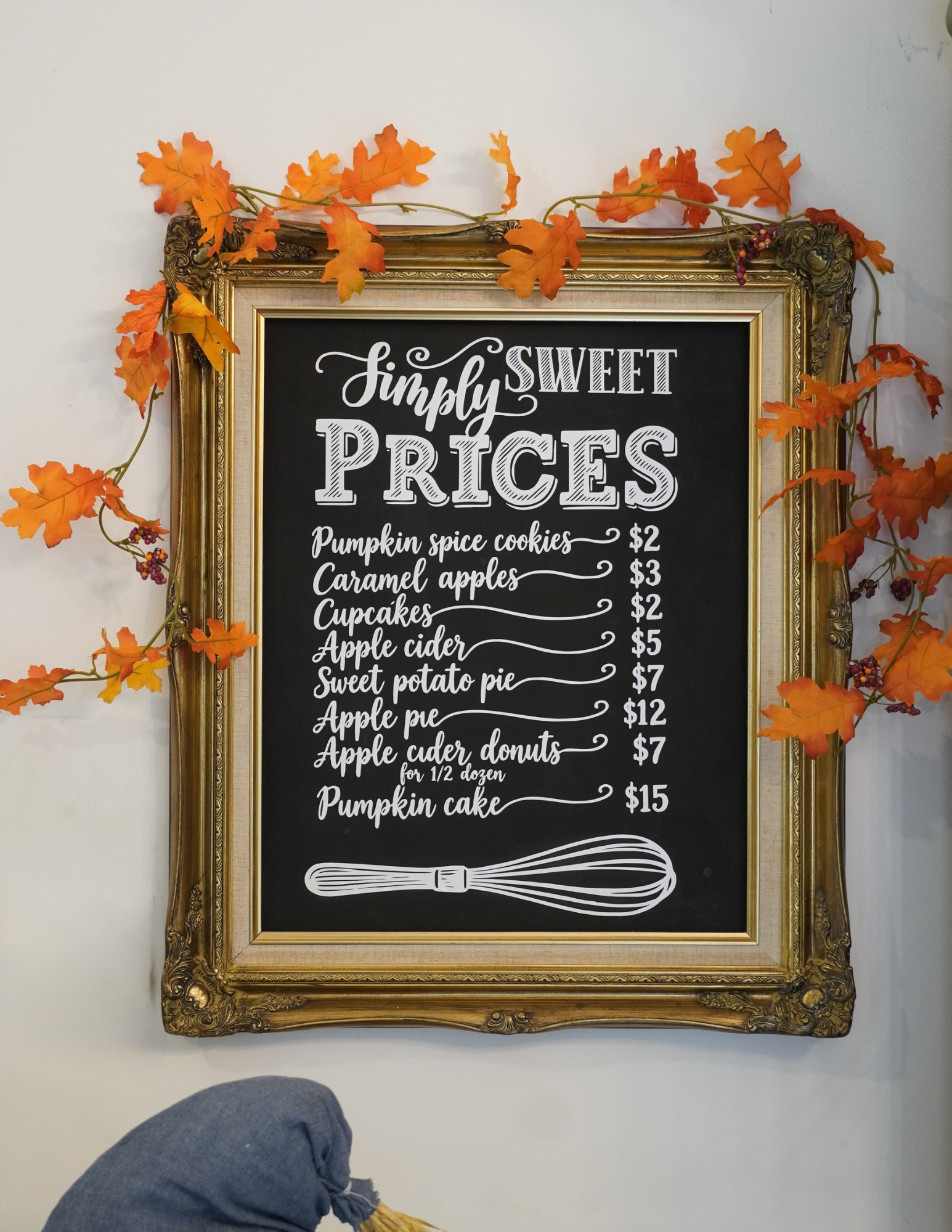 Bakery Menu