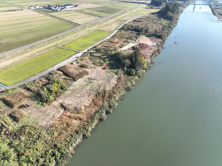 雄物川上流強首地区河道掘削外工事