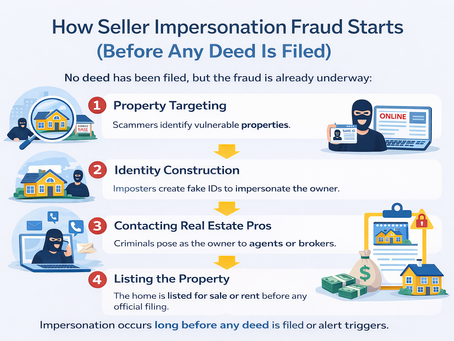 How "Seller Impersonation Fraud" Starts (Before Any Deed Is Filed)