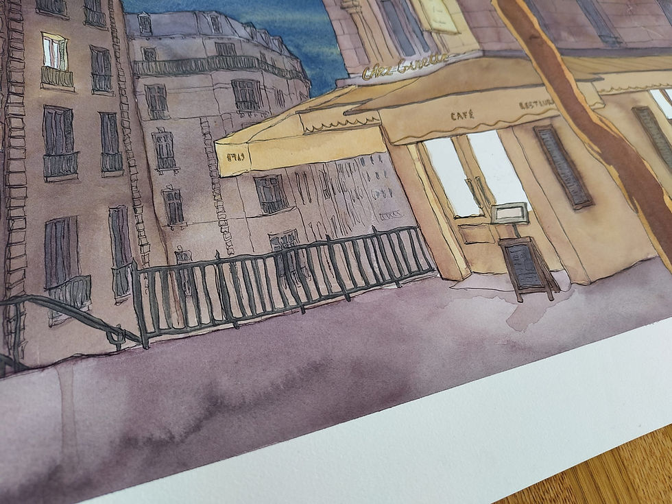 Miniature : Chez Ginette - œuvre originale
