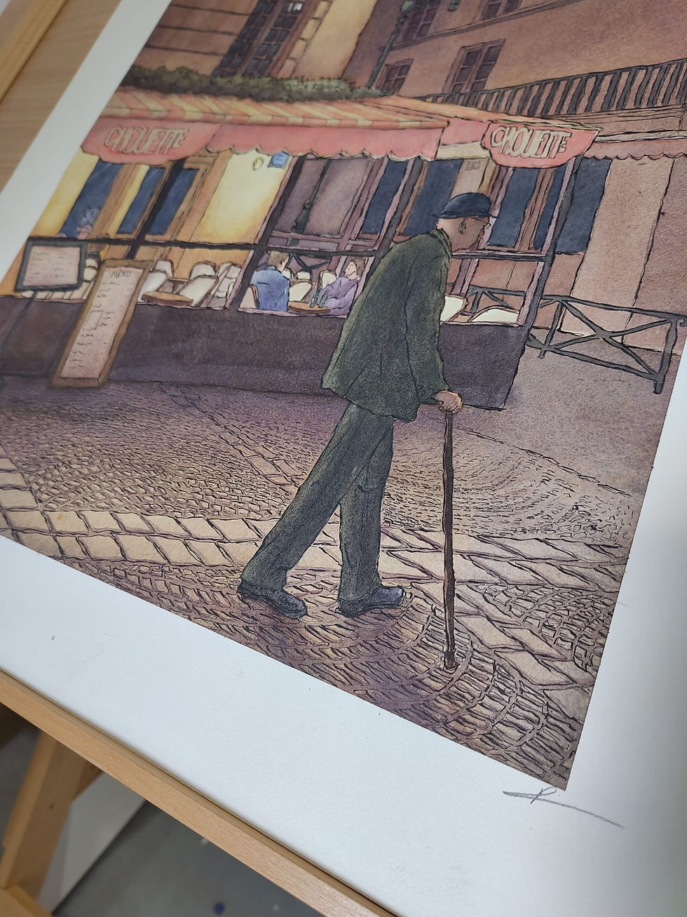 Miniature : Chouette - œuvre original