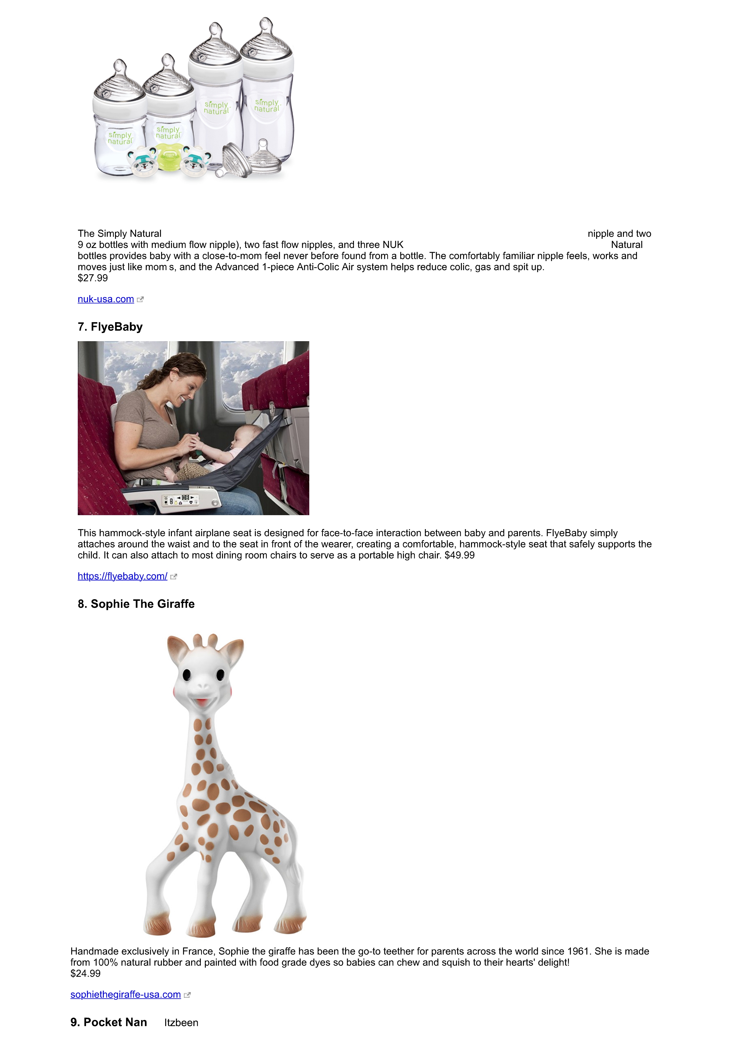 sophie the giraffe usa