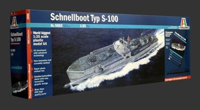 Thumbnail: 1/35 German Schnellboot Type S-100, S-38 R/C Conversion Set for Italeri RCU-13