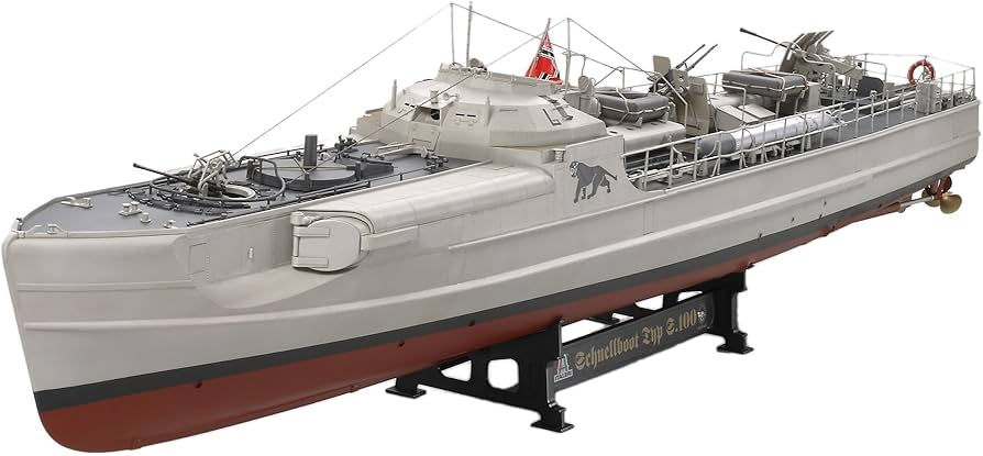 Thumbnail: 1/35 German Schnellboot Type S-100, S-38 R/C Conversion Set for Italeri RCU-13