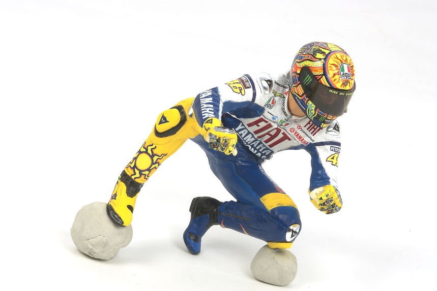 Thumbnail: Tamiya  1/12 Valentino Rossi Figure (High-Speed Riding)  14118  DISCONTINUED
