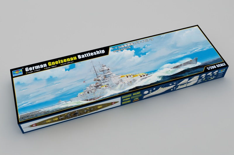 Thumbnail: WWII 1/200 SCHARNHORST / GNEISENAU German Battleship R/C Conversion Set RCU-9