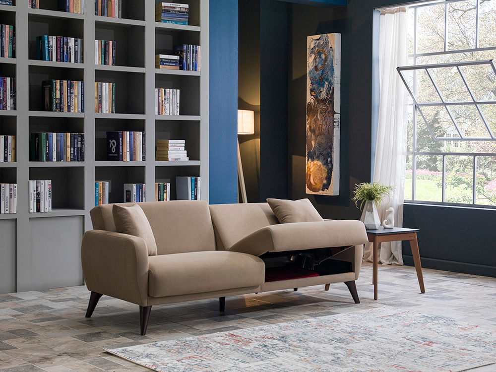 SOFA IN A BOX - LIGHT BROWN