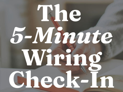 The 5-Minute Daily Wiring Check-In: A Micro-Habit for Healthy Leadership