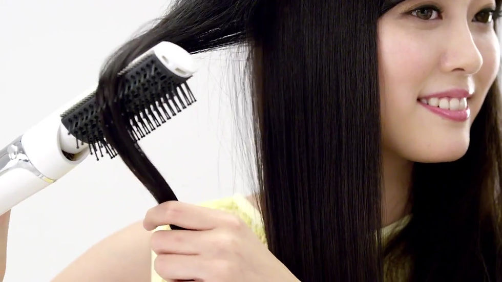 Thumbnail: TESCOM Double Negative ion hair curling dryer (Made in Japan) TIC6J