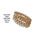Thumbnail: Stretch beaded ring with birthstone charm