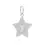 Thumbnail: Silver or gold Diamonte sunburst star pendant necklace