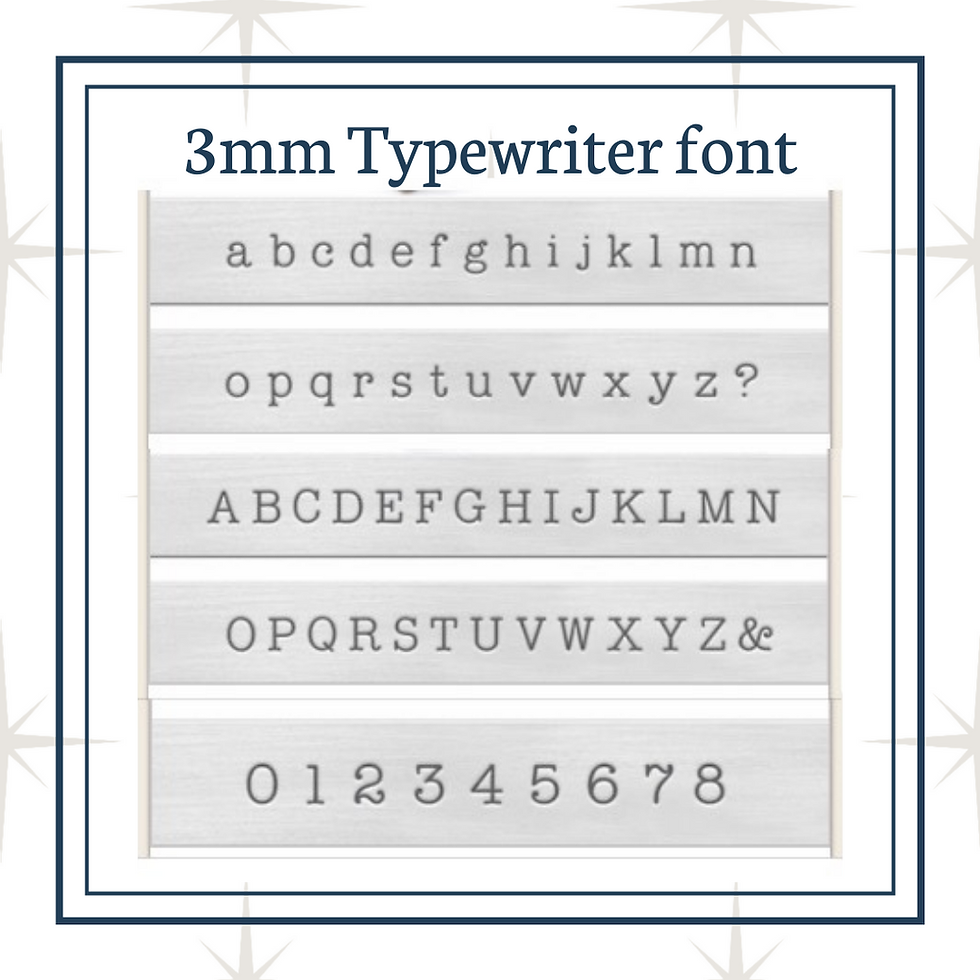 Thumbnail: Name or phrase personalised handstamped or engraved ring band