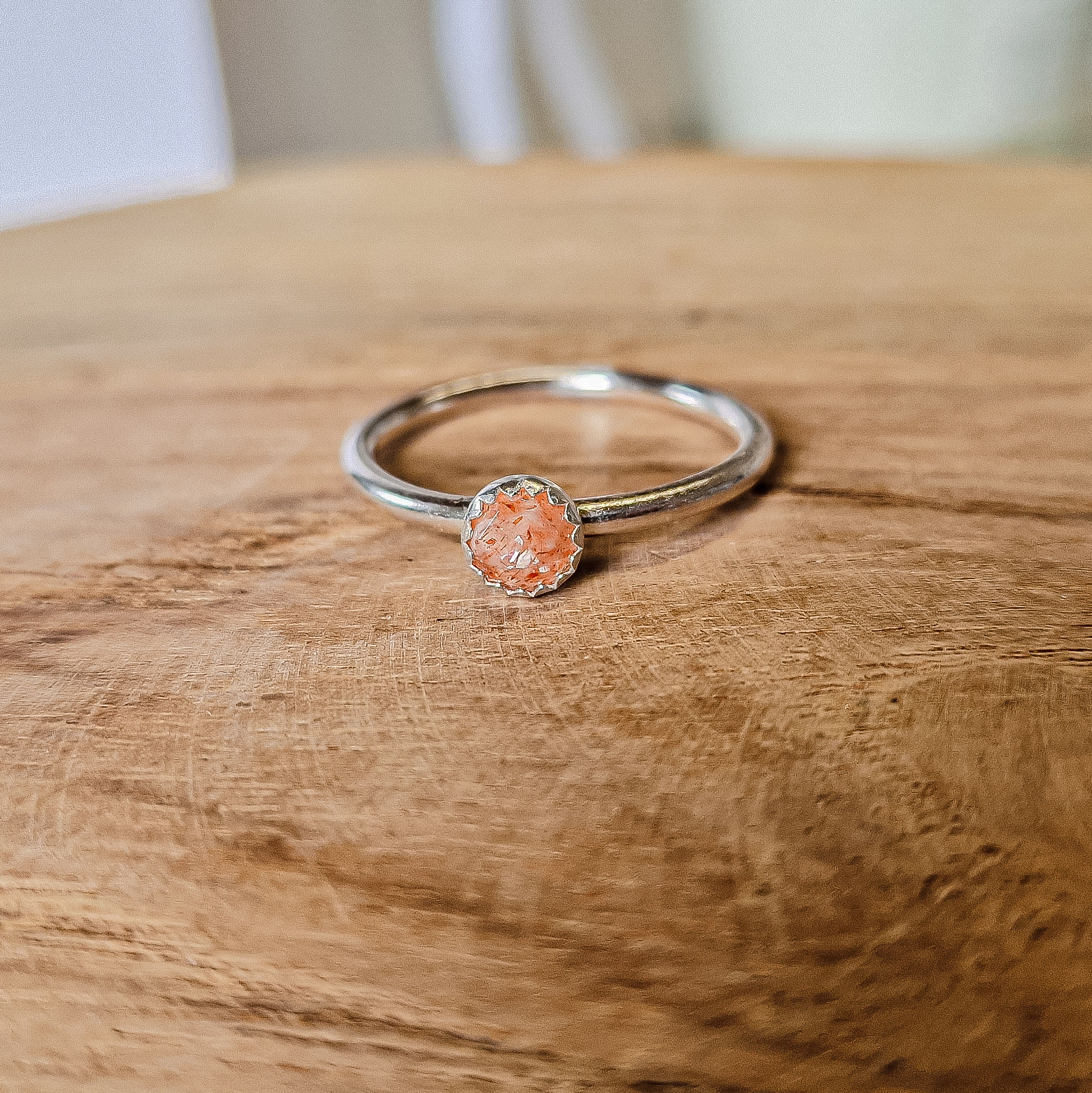 4mm gold stacking birthstone ring gemstone rings