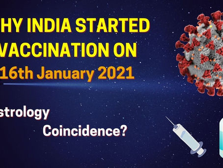 An Astrological Analysis on - India started COVID Vaccination on 16-Jan-2021