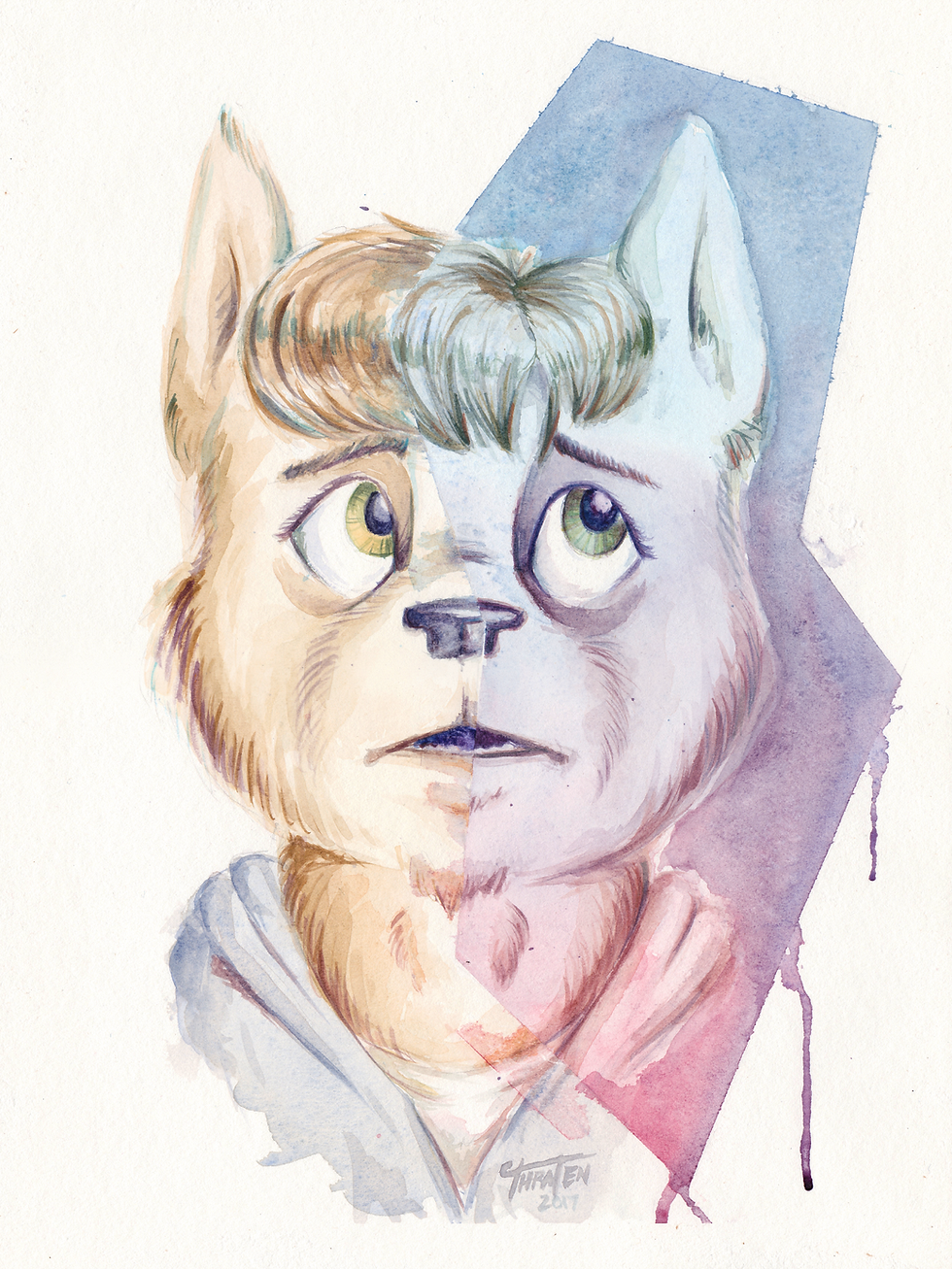 Watercolor on Paper, 2017