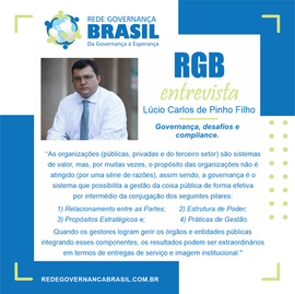 Governança, desafios e compliance: Em entrevista à RGB, Lúcio Carlos de Pinho Filho.