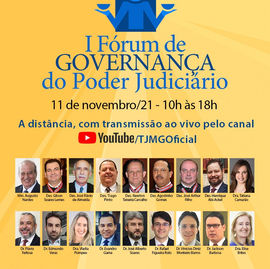 Em parceria com a RGB, TJMG promove o I Fórum de Governança do Poder Judiciário