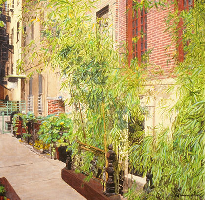 25th Street.jpg acrylic canvas painting art New York City