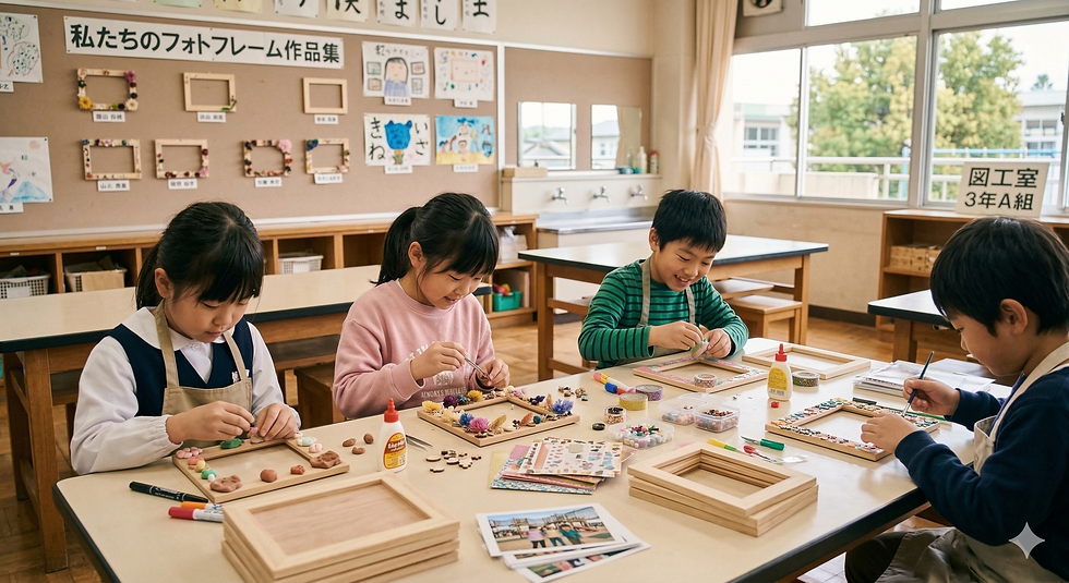おもいでをすてきにかざろう！フォトフレームづくり