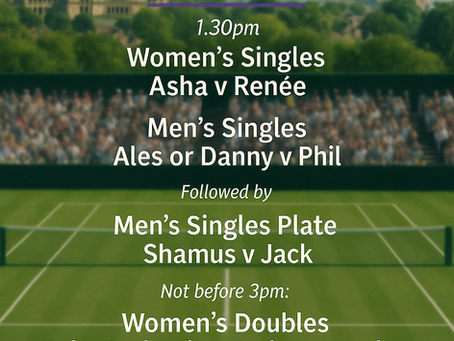 Order of Play for Finals Day revealed
