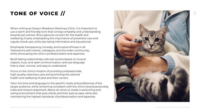 Brand Development | Canyon Meadows Veterinary Clinic