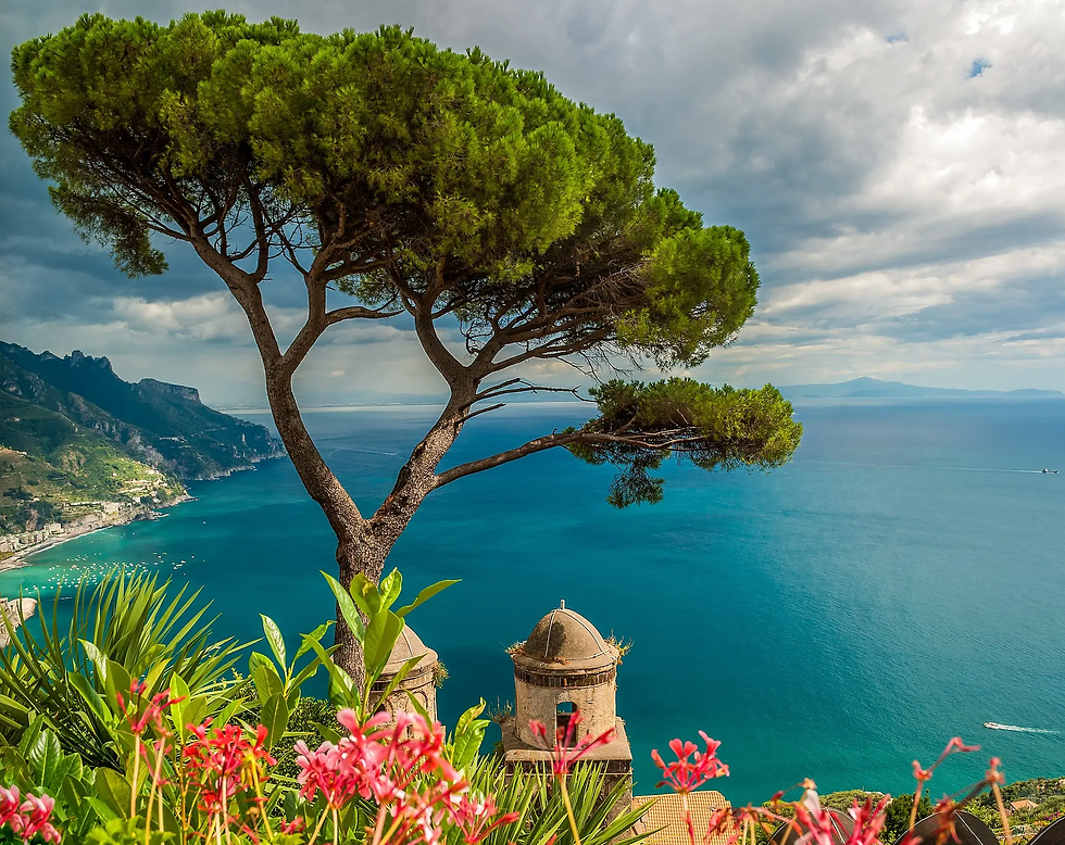 Villa overlooking the Mediterranean