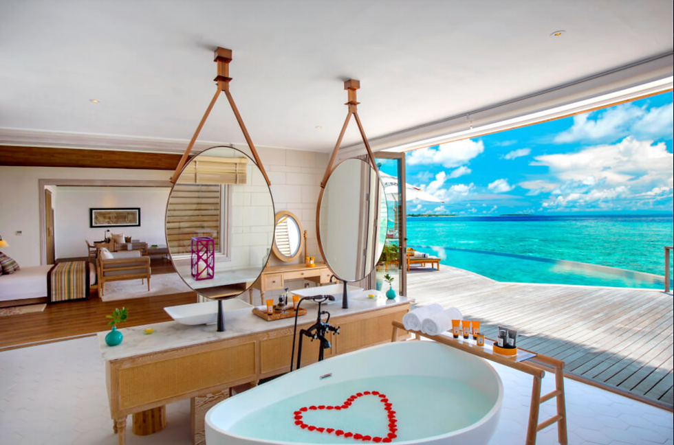 Bathroom at Malaidhoo