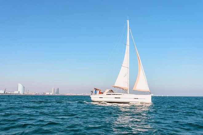 Sailing in Barcelona