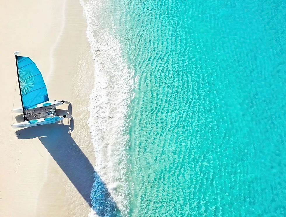 Catamaran in Turks & Caicos