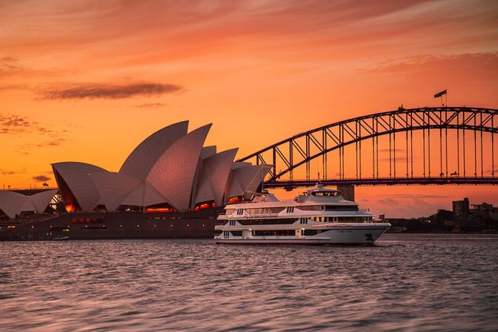 Sydney Harbor at Sunset
