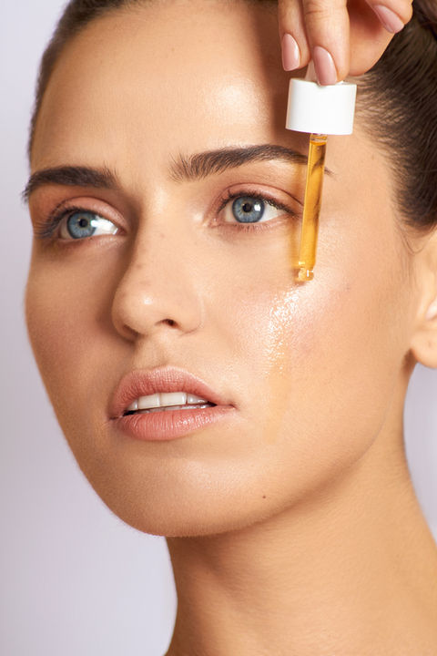 beauty skincare face serum texure