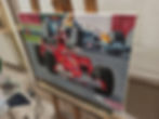 In progress... Michael Schumacher 65x45