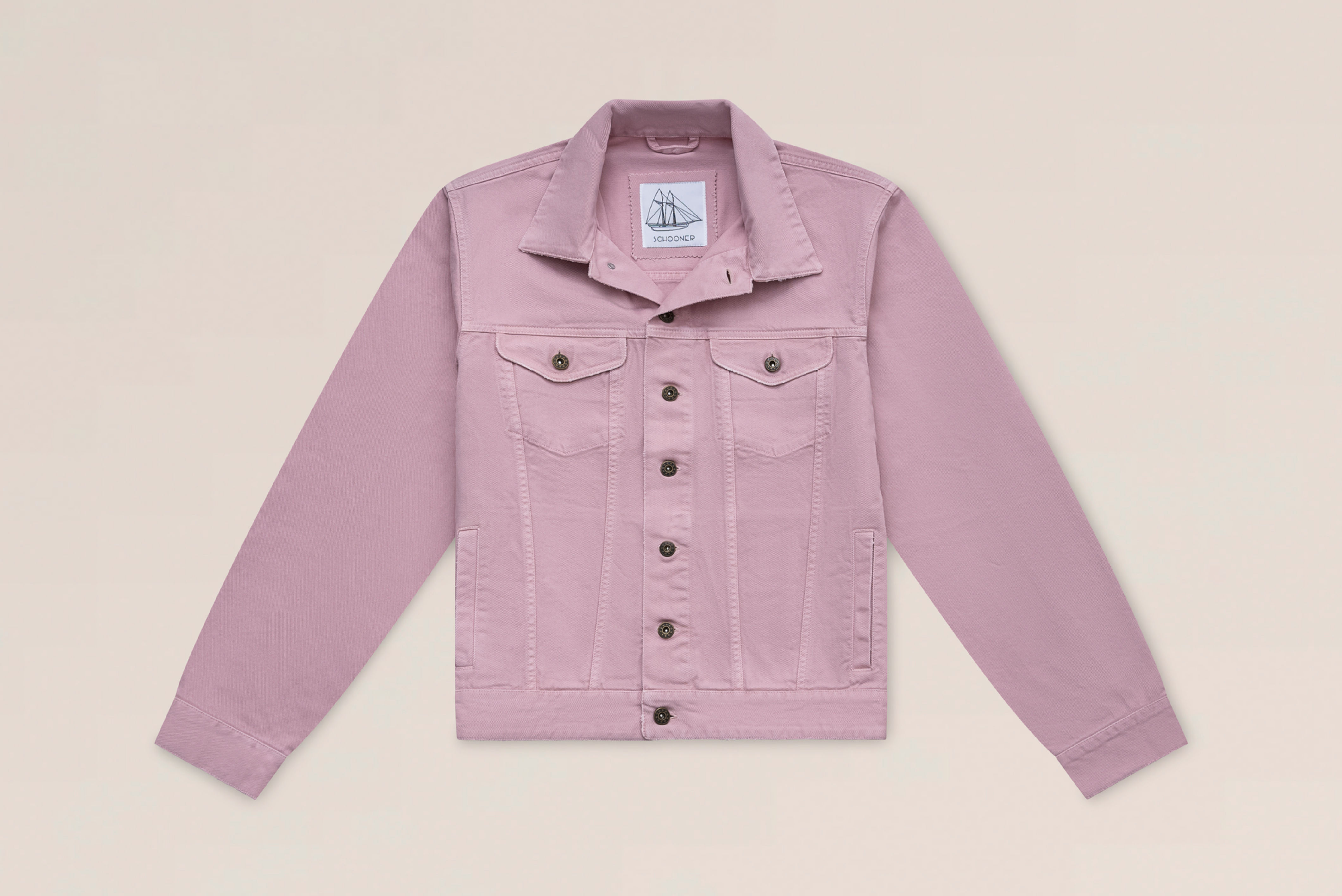 VESTE DENIM PINK